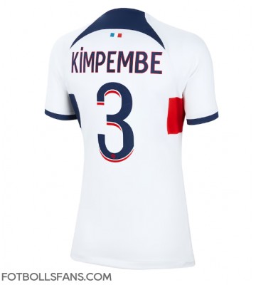 Paris Saint-Germain Presnel Kimpembe #3 Replika Bortatröja Damer 2023-24 Kortärmad